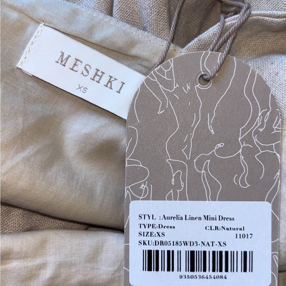 Meshki Cream Plunge Sundress for Wedding Guest - Picture 4 of 4